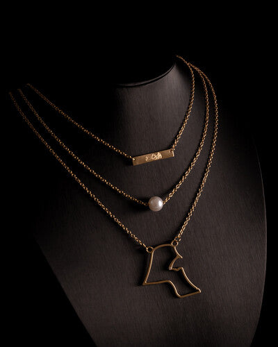 3 Layer Necklace - Kuwait Souvenirs