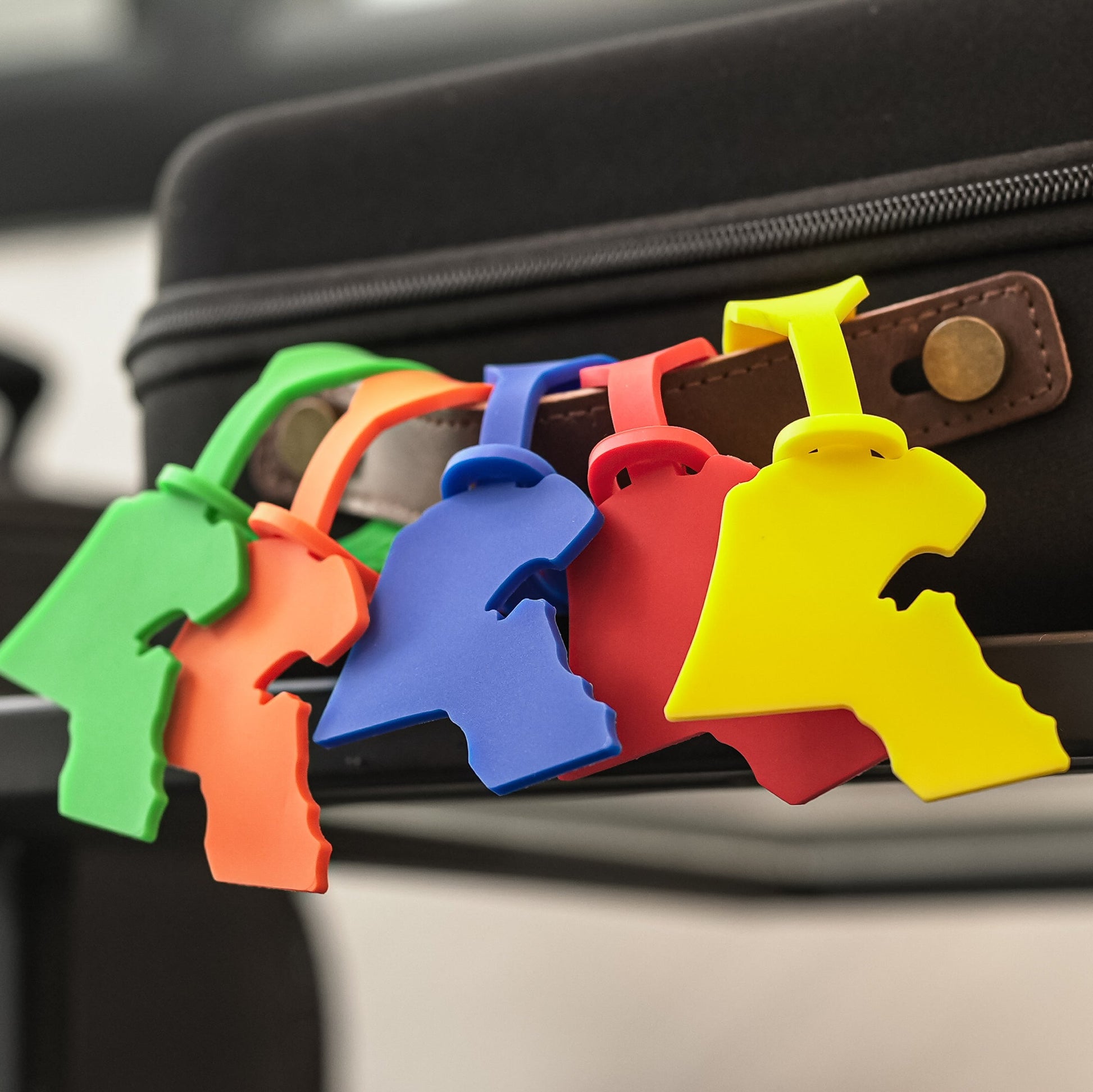 Kuwait Map Luggage Tag - Kuwait Souvenirs