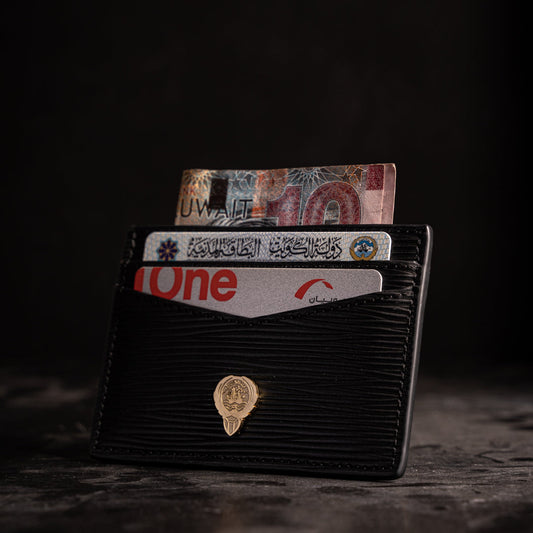 Premium Leather Cards Holder - Kuwait Souvenirs