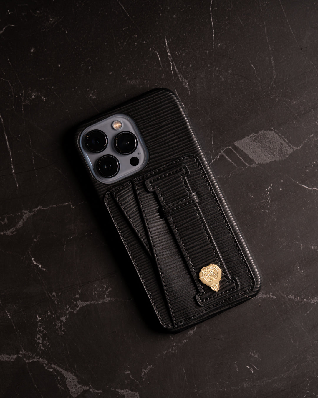 Premium Leather Phone Case With Wallet - Kuwait Souvenirs