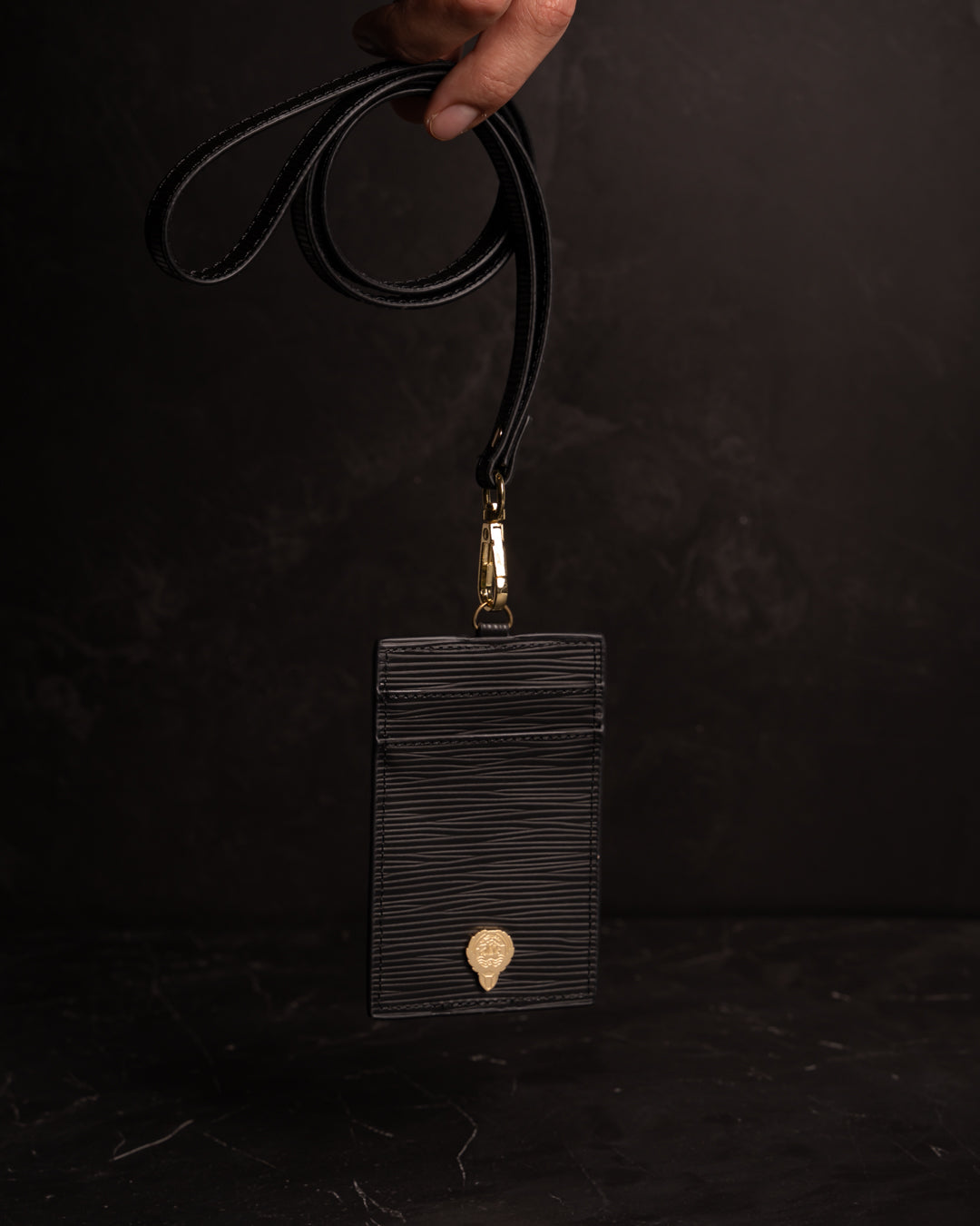 Premium Leather Id Holder - Kuwait Souvenirs