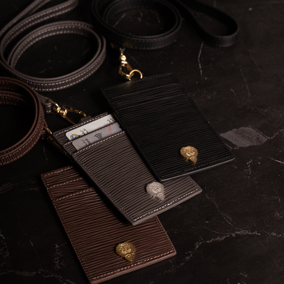 Premium Leather Id Holder - Kuwait Souvenirs