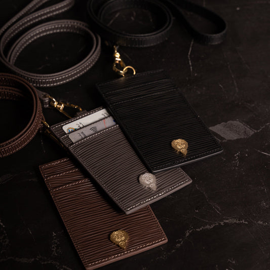 Premium Leather Id Holder - Kuwait Souvenirs