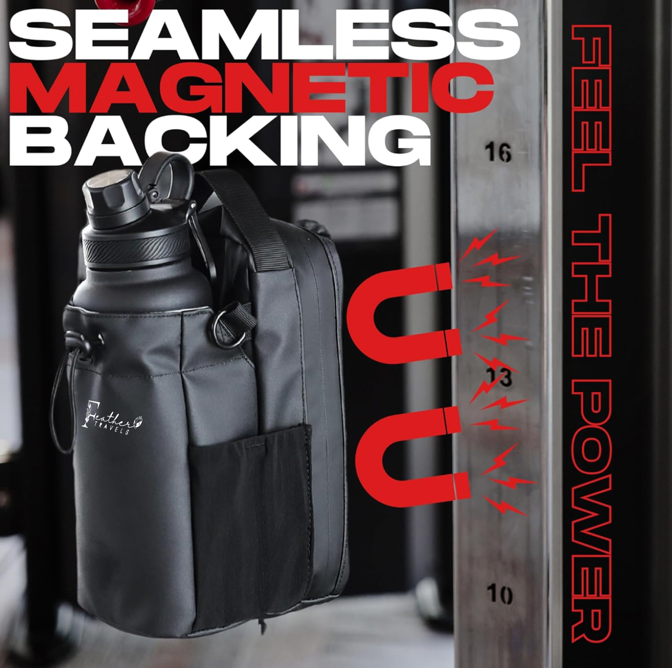 Magnetic Gym Bag - Kuwait Souvenirs