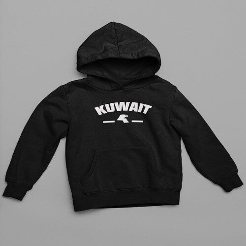 Kuwait Map Hoodie Unisex High Quality Material - Kuwait Souvenirs