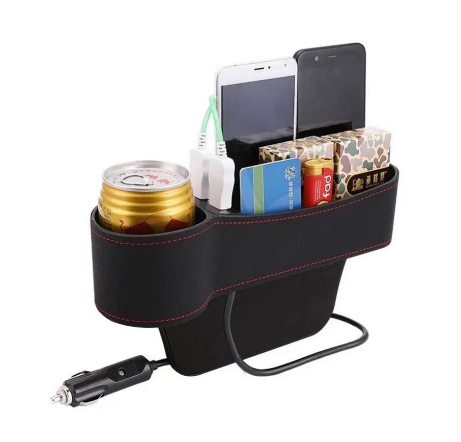 Car Seat Organizer with usb - Kuwait Souvenirs