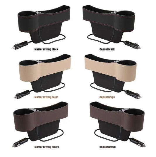 Car Seat Organizer with usb - Kuwait Souvenirs