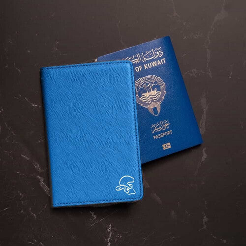 Blue Passport Cover - Kuwait Souvenirs