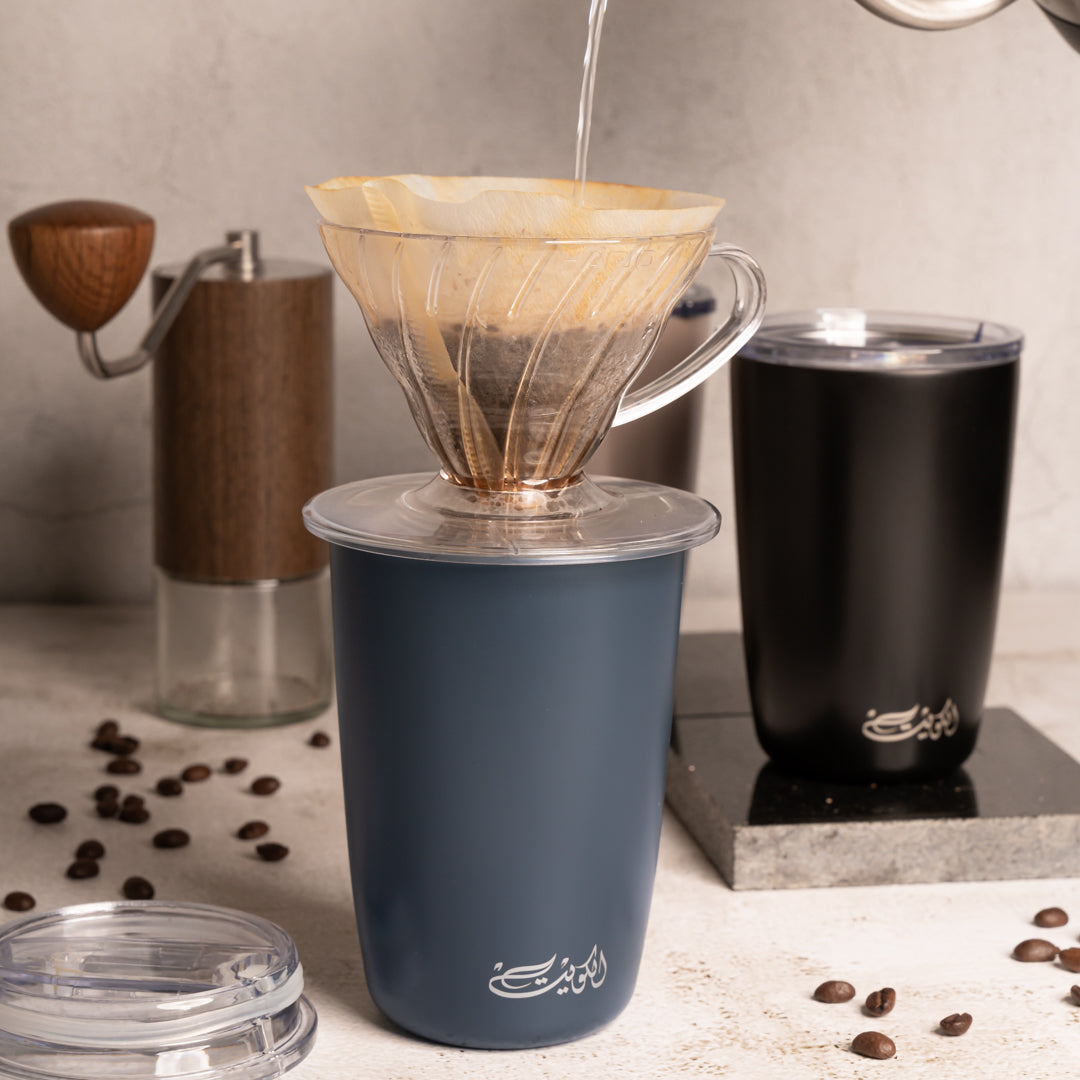 Coffee Thermos With Arabic Calligraphy - Kuwait Souvenirs