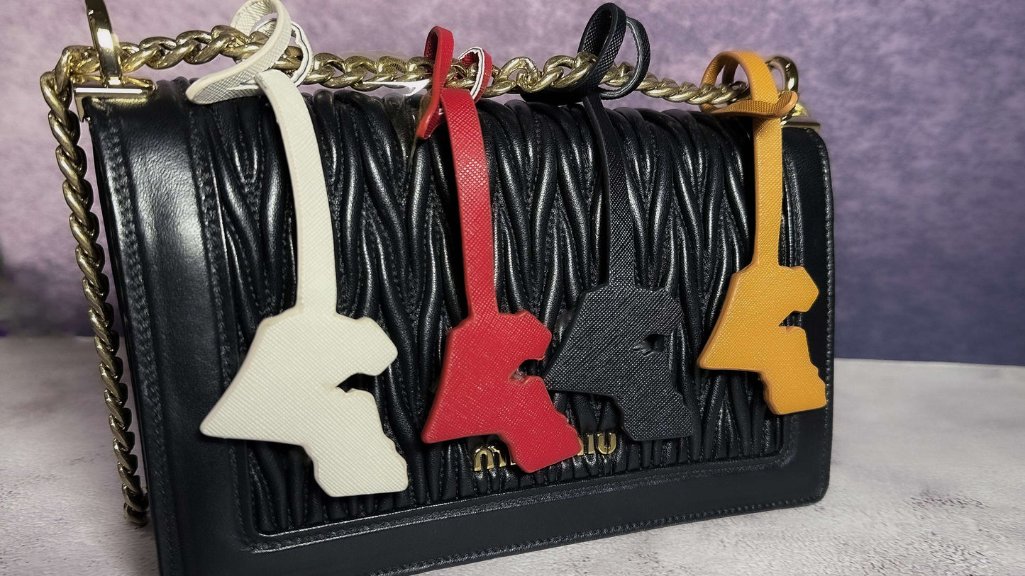 Premium Leather Tag - Kuwait Souvenirs
