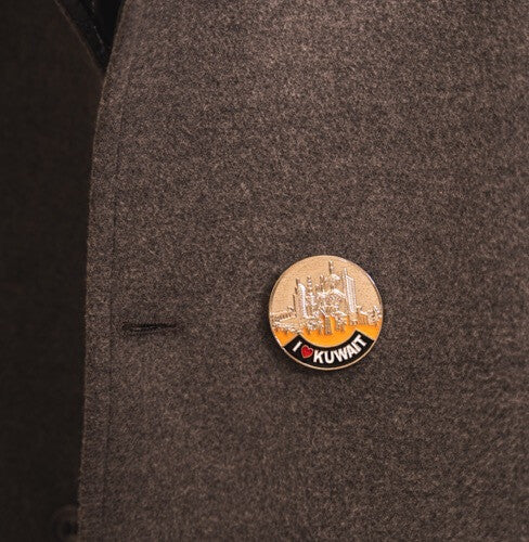I Love Kuwait Brooch - Kuwait Souvenirs