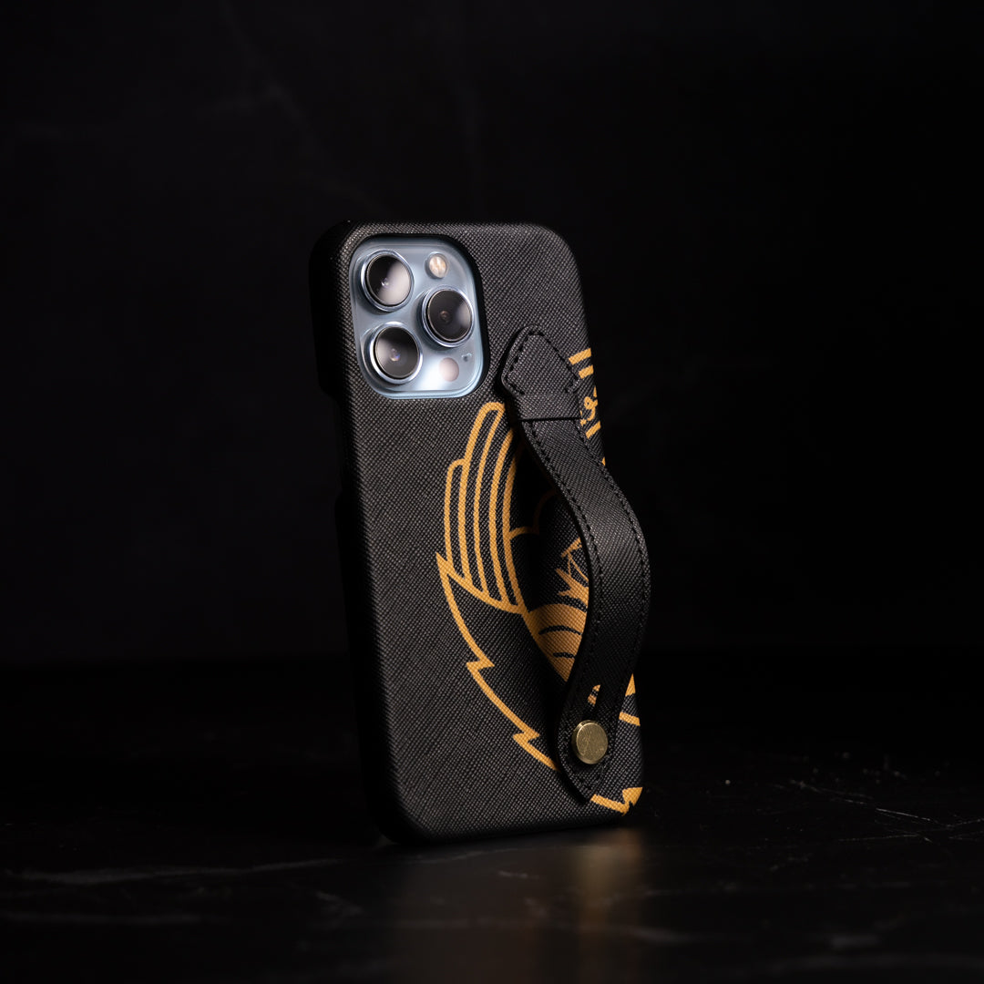 Leather iPhone Case With Grip - Kuwait Souvenirs