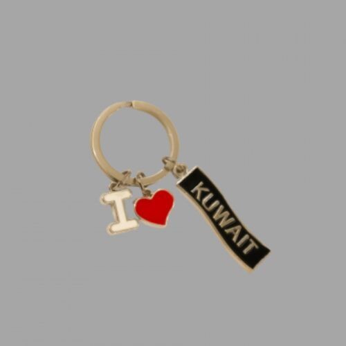 I love Kuwait charms Keychain