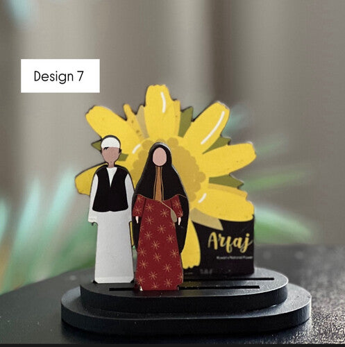 Wooden figurine ( assemble ) Mini - Kuwait Souvenirs