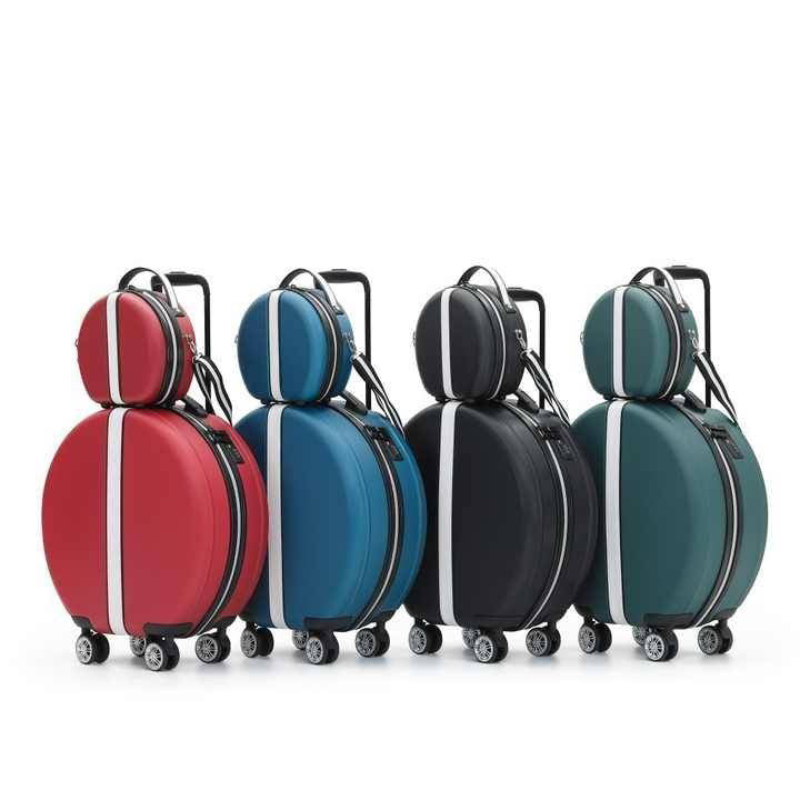 Luxury Round Carry-on Luggage Bag - Kuwait Souvenirs