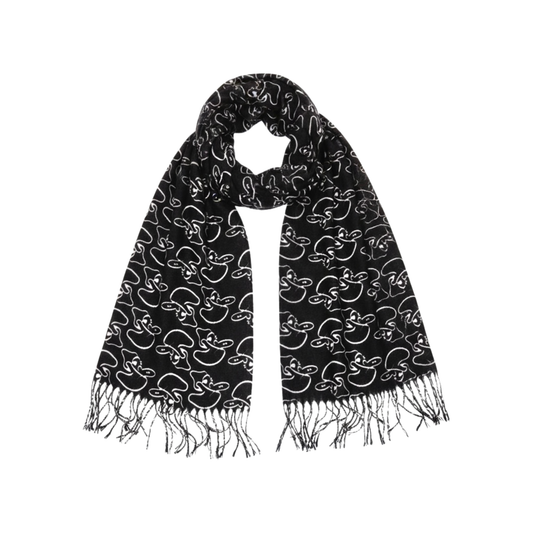 Kuwait Souvenirs Scarf - Black - Kuwait Souvenirs