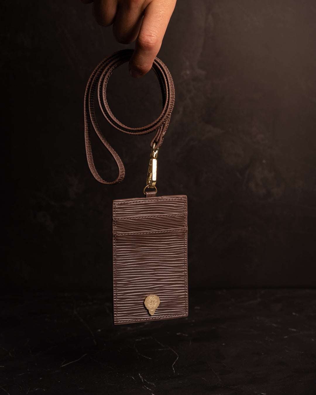 Premium Leather Id Holder - Kuwait Souvenirs