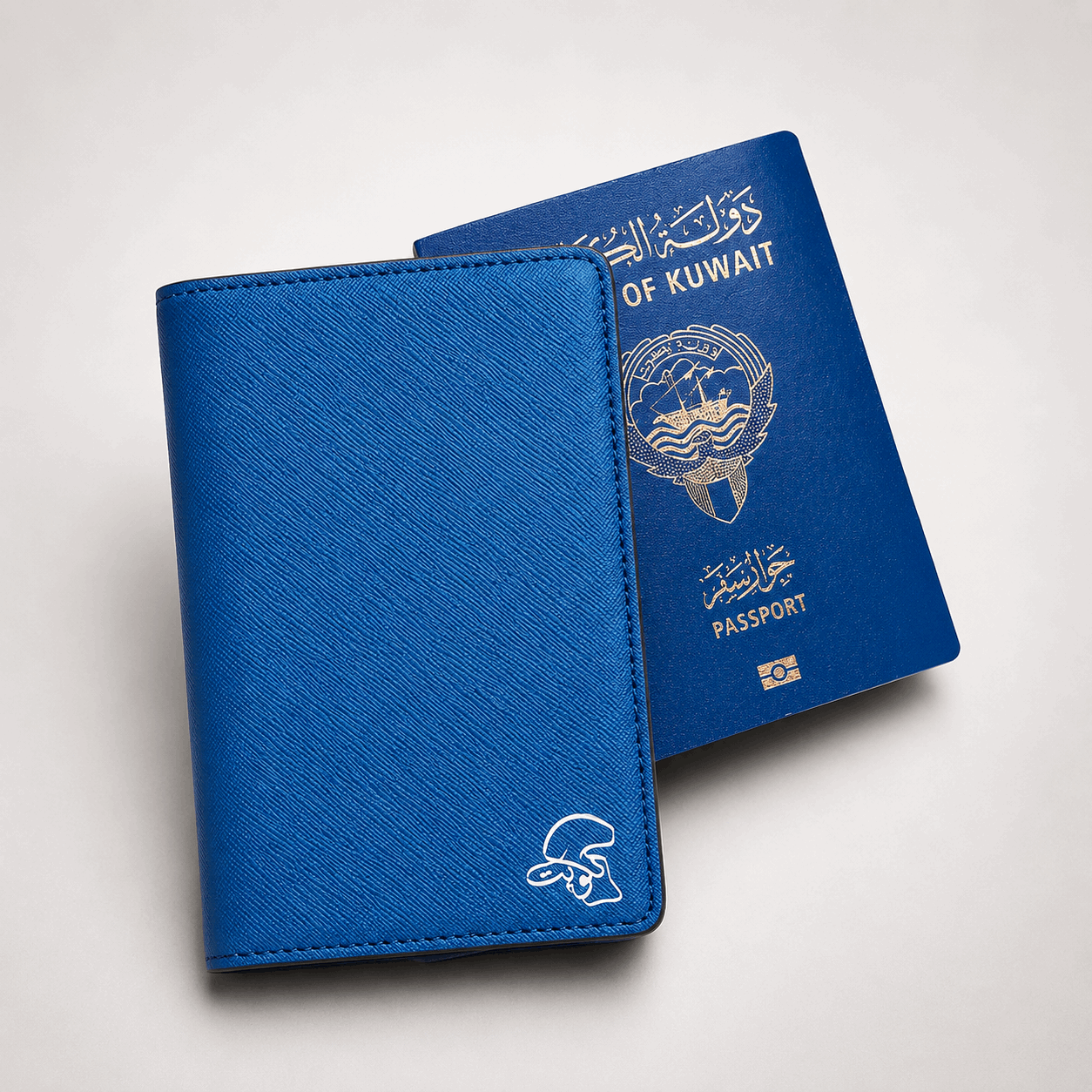 Blue Passport Cover - Kuwait Souvenirs