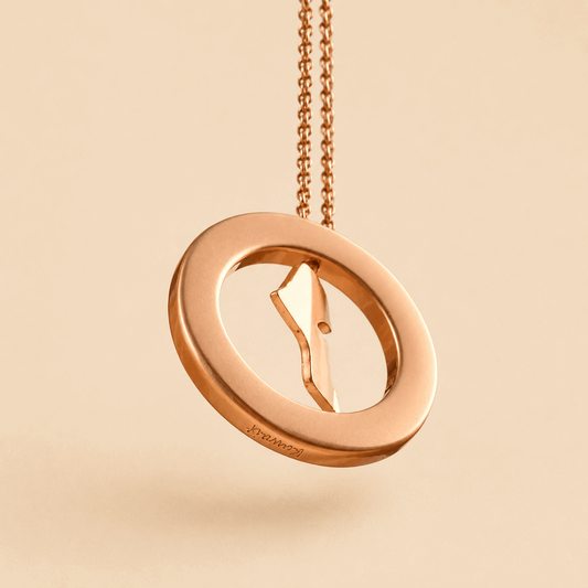 Rose Gold Necklace - Kuwait Souvenirs