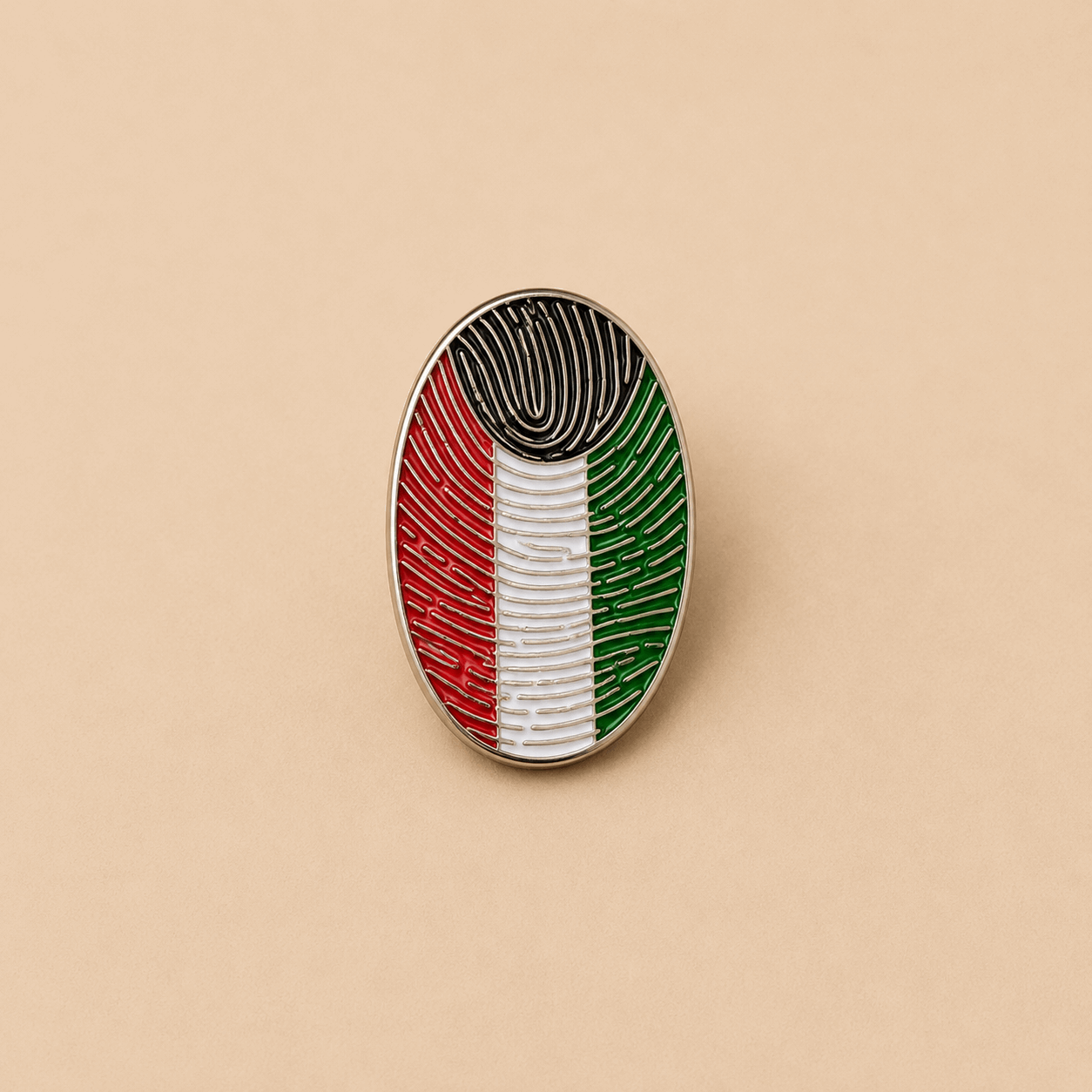 Kuwait Fingerprint Brooch/Necklace - Kuwait Souvenirs