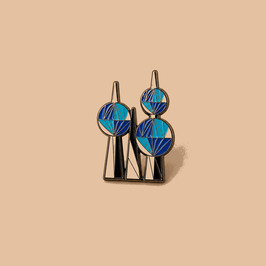 Kuwait Towers Brooch/Necklace - Kuwait Souvenirs