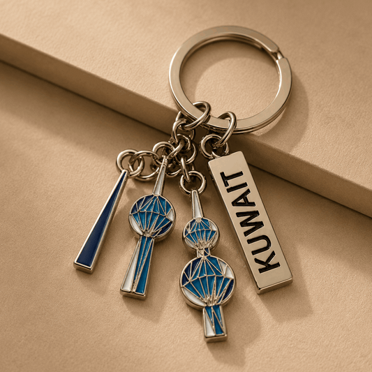Kuwait Towers Keychain - Kuwait Souvenirs
