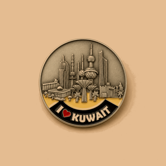 Kuwait Magnet Round - Kuwait Souvenirs