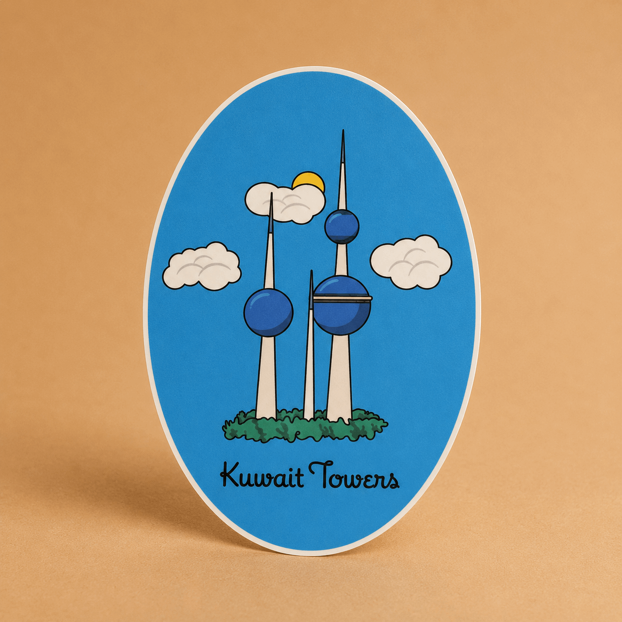 Kuwait Tower Sticker - Kuwait Souvenirs