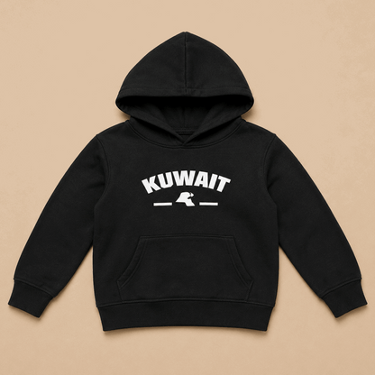 Kuwait Map Hoodie Unisex High Quality Material - Kuwait Souvenirs