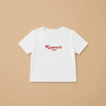 Kuwait Padel T-shirt - White - Kuwait Souvenirs