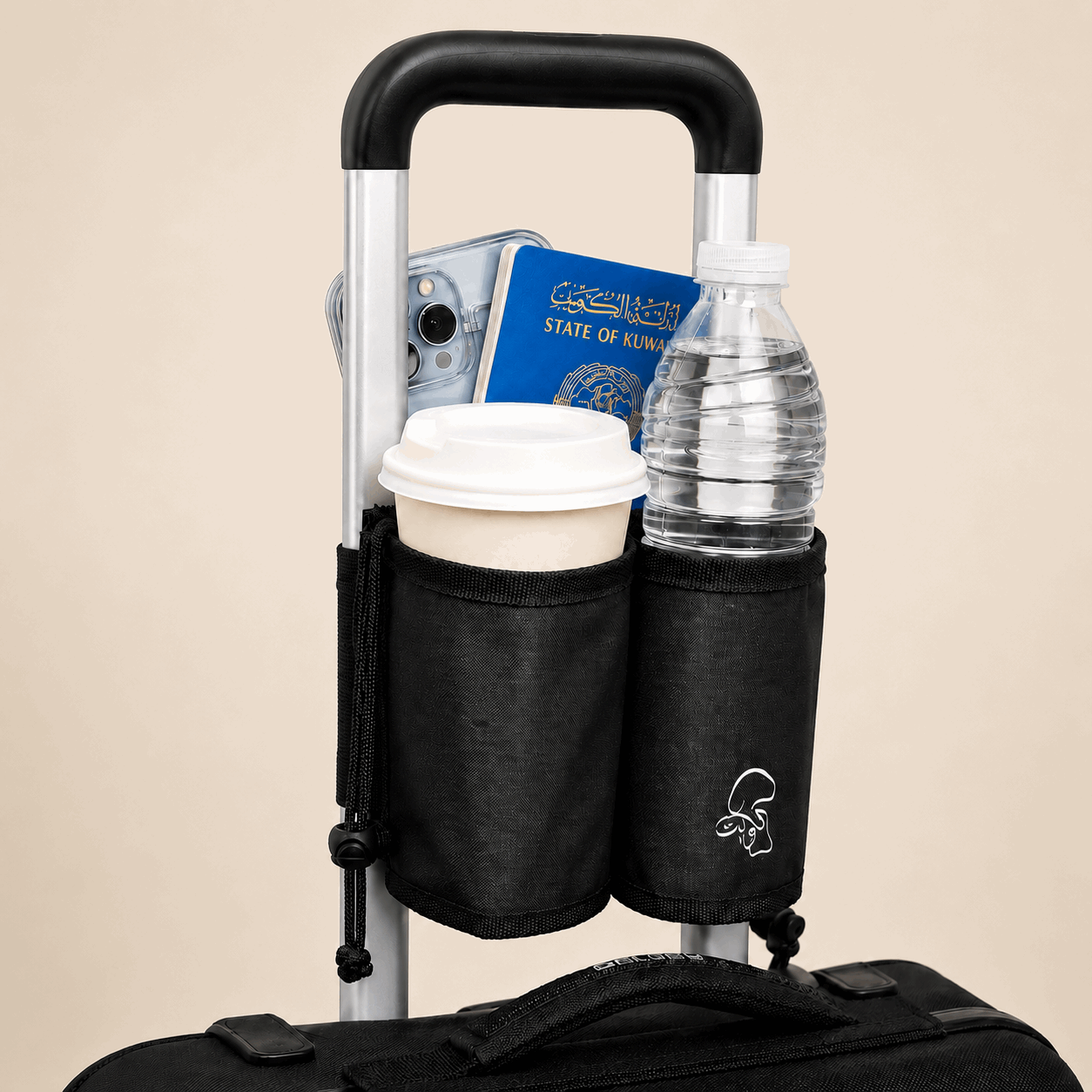 Luggage Travel Cup Holder - Kuwait Souvenirs