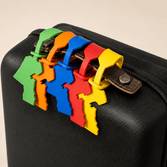 Kuwait Map Luggage Tag - Kuwait Souvenirs