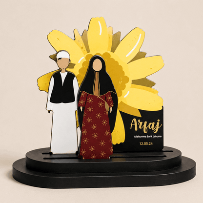 Wooden figurine ( assemble ) Mini - Kuwait Souvenirs