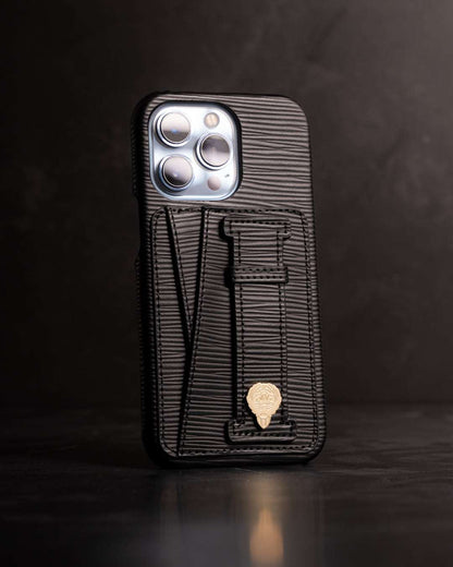 Premium Leather Phone Case With Wallet - Kuwait Souvenirs