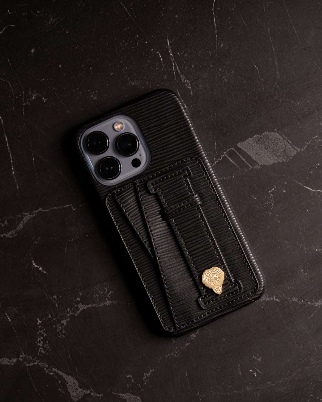 Premium Leather Phone Case With Wallet - Kuwait Souvenirs