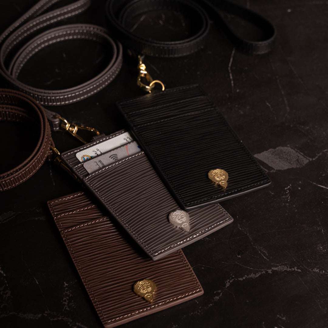 Premium Leather Id Holder - Kuwait Souvenirs