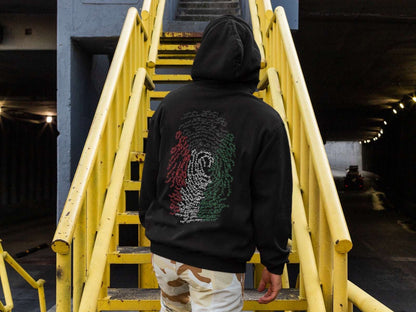 Kuwait Hoodie Fingerprint National Anthem