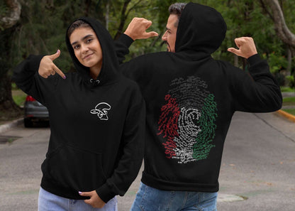 Kuwait Hoodie Fingerprint National Anthem