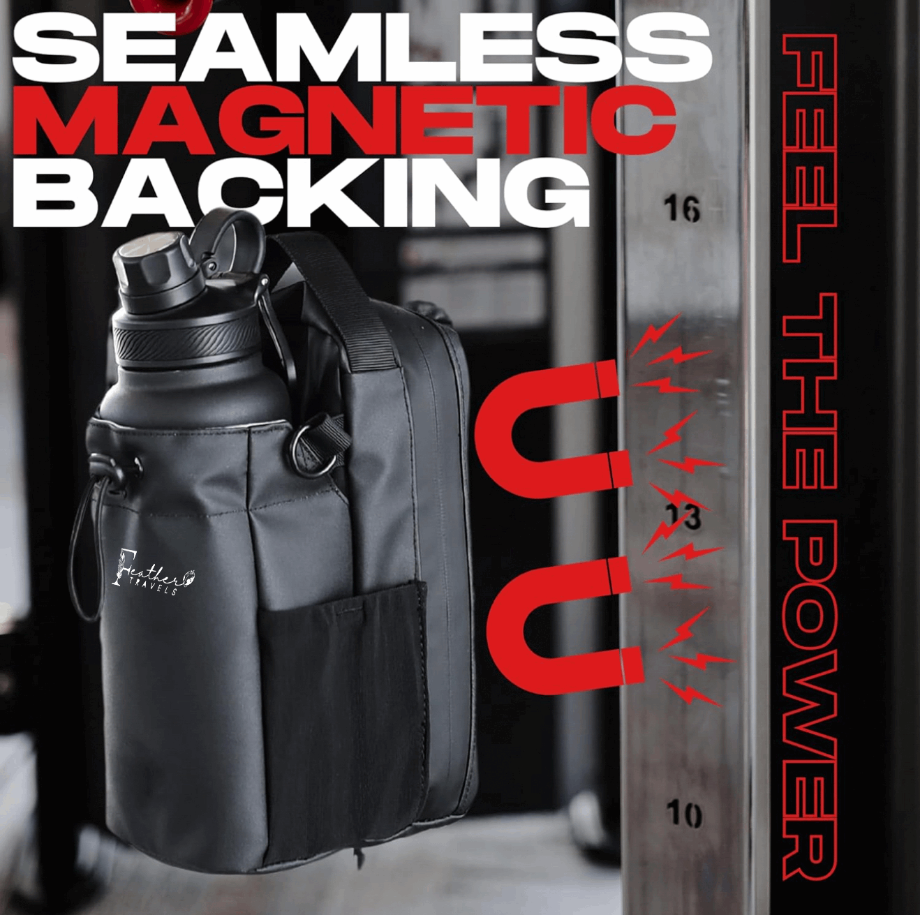 Magnetic Gym Bag - Kuwait Souvenirs