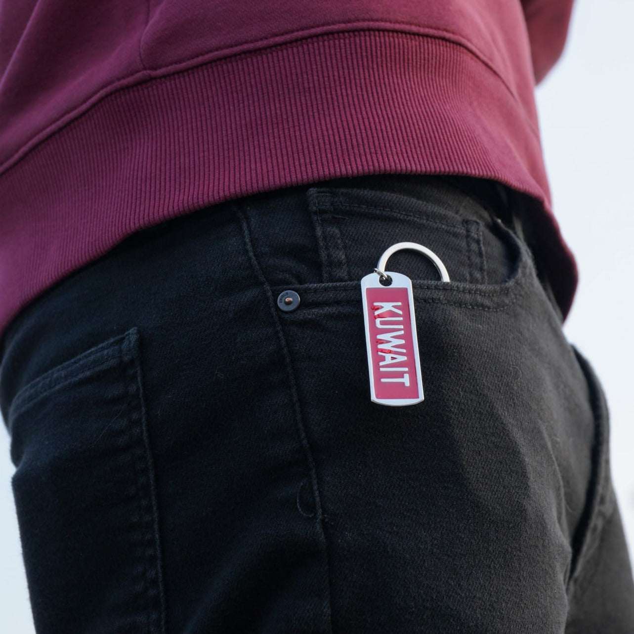 rope leather keychain - Kuwait Souvenirs