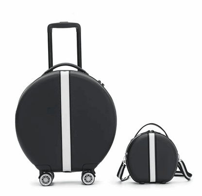 Luxury Round Carry-on Luggage Bag - Kuwait Souvenirs
