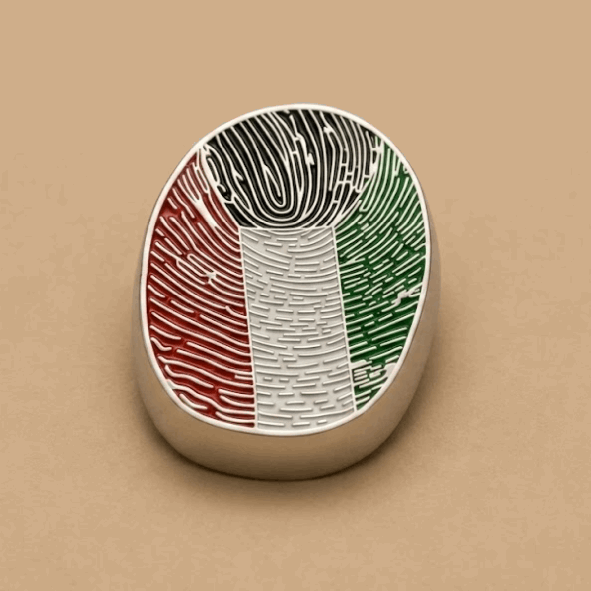 Kuwait Fingerprint Magnet - Kuwait Souvenirs