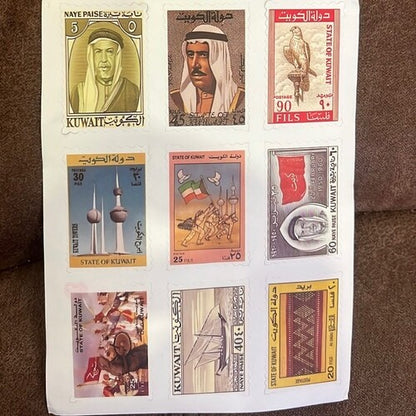 Kuwait old post stamps - Kuwait Souvenirs